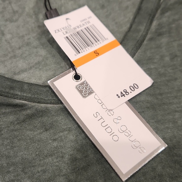 Cable & Gauge Olive Short Sleeve Tee - Picture 2 of 3